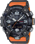 Casio Tactical Mudmaster ANI-Digi Watch, Black/Orange Strap, GGB100-1A9, men