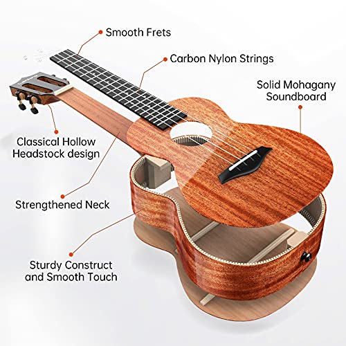 Soprano Ukulele 21 Inch Beginner Kit with Gig Bag Tuner and Strap N156487