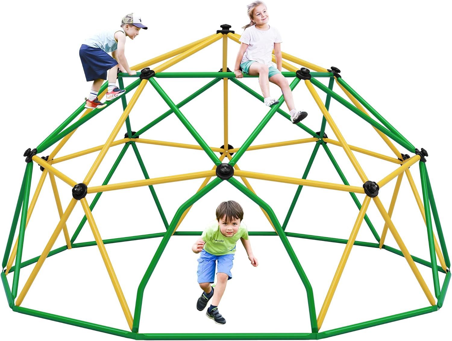 Merax 12FT Climbing Dome, Outdoor Geometric Dome Climber Play Center for Kids 3-10 Supporting 1000 lbs, Easy Assembly Jungle Gym