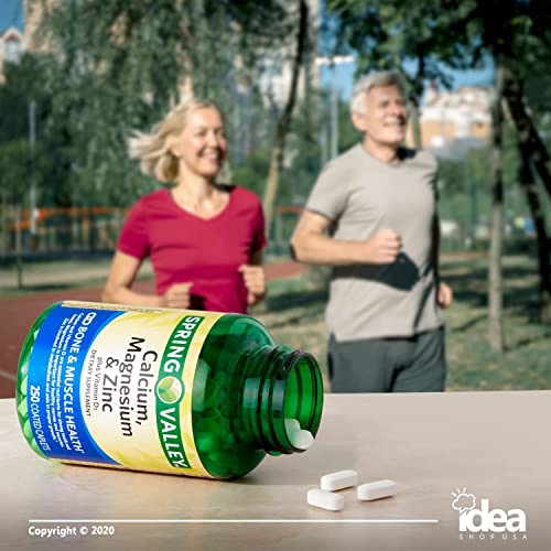Calcium, Magnesium and Zinc with Vitamin D3 Coated Caplets, 250 Count P470