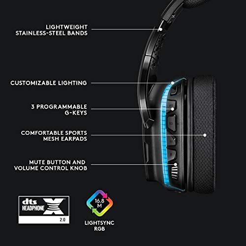 Gaming Headset with 7.1 Surround Sound and RGB Lighting D873980