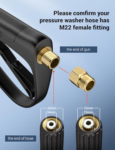 Heavy Duty Car Wash Foam Cannon for Pressure Washers with Adjustable Nozzle H32177