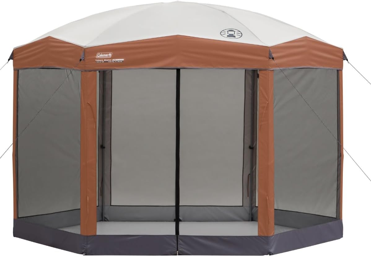 Outdoor Screen Canopy Tent with Instant Setup, 6 Person Cabin Tent T344457