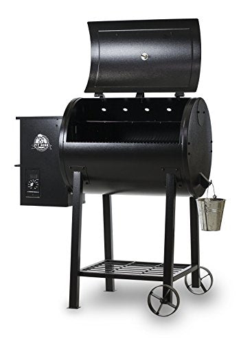 Pellet Grill, 482 Square Inches, Black L186087