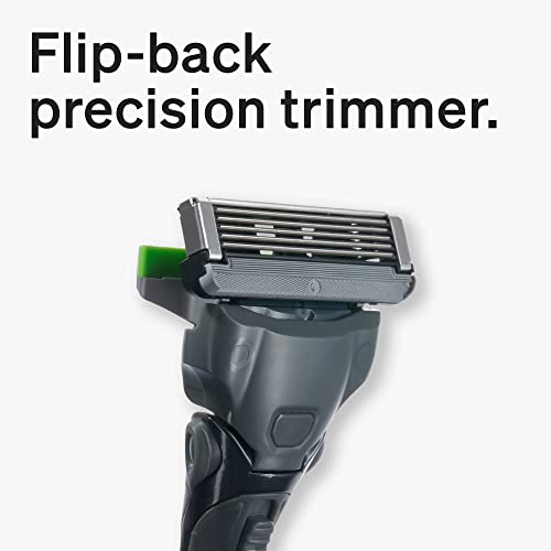 Sensitive Skin Razor with Shock Absorb Technology, 1 Handle with 2 Refills D990914