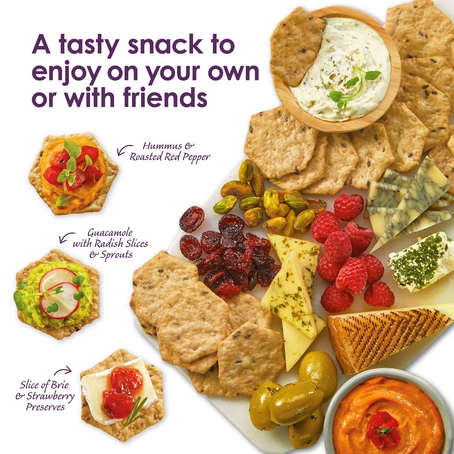 Multi-Seed Gluten-Free Crackers, 4 Ounce (Pack of 12) S57899