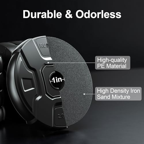 Adjustable Dumbbell Barbell Set with Metal Grip and Weight Plates A2863