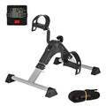 IPKIG Under Desk Bike Pedal Exerciser for Arm/Leg Fitness Folding Mini Exercise Bike Portable Home Desk Cycle