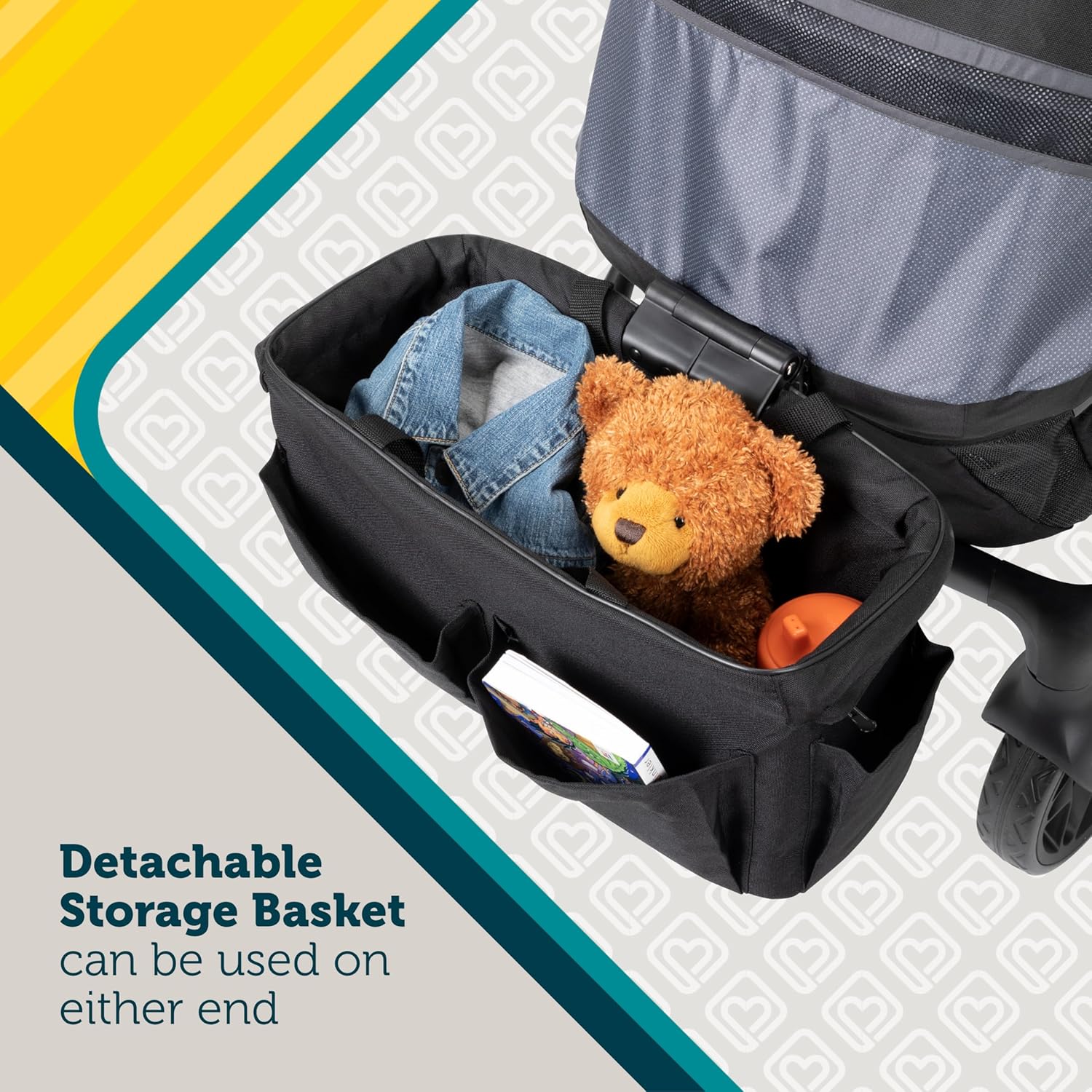 Summit Wagon Stroller for 2 Kids with Removable Tray and Cup Holders V7697