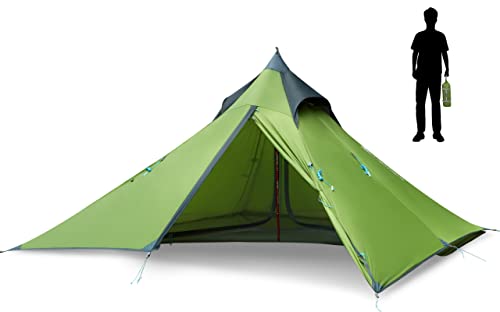 Haimont Ultralight Backpacking Tent 1 Person | Lightweight Tent 3 Season, Backpack Waterproof Tent Ripstop Double Layer for Hiking Camping Outdoor Travel