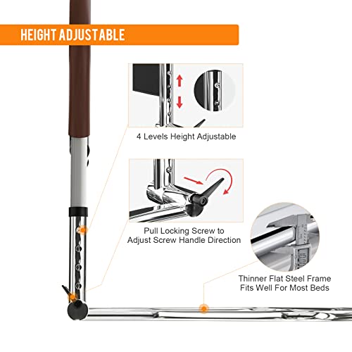 Bed Rails for Elderly Adults with Bedside Handle and Pocket H340521