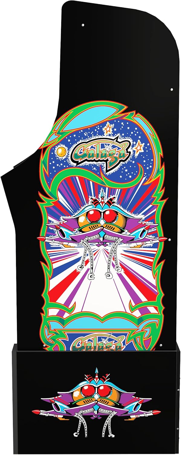Galaga 40th Anniversary Arcade Cabinet with Riser T86057