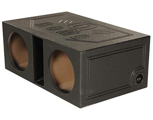 12" Dual Vented Ported Car Subwoofer Sub Box Enclosure D655645