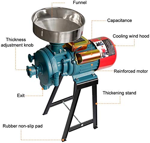 Electric Grain Grinder for Corn, Rice, Wheat, and Coffee Y156