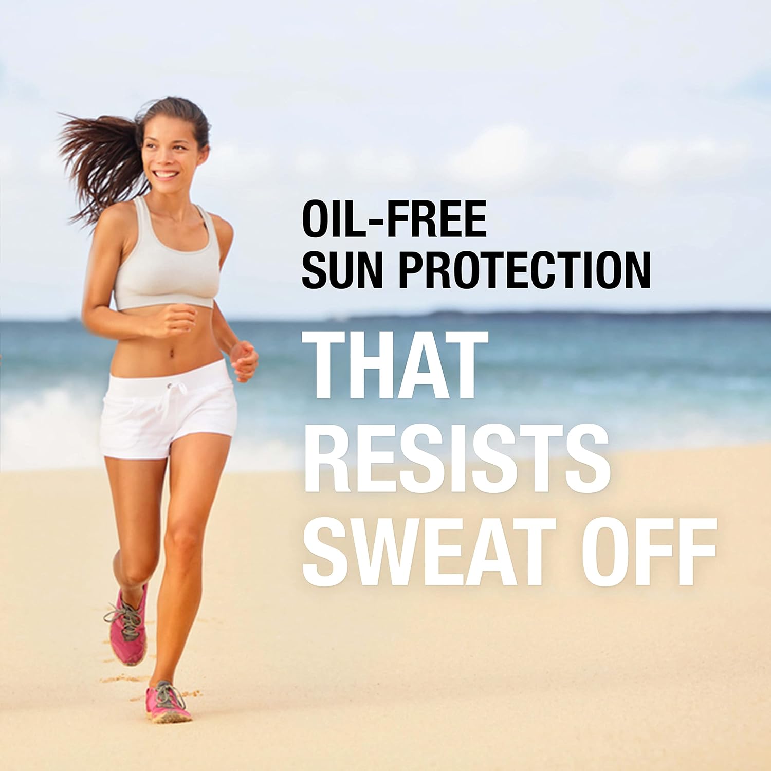 Sport Face Sunscreen SPF 70+, Water Resistant, Oil Free Lotion Z653