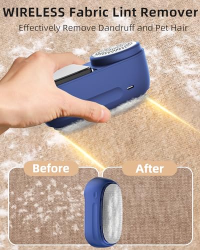 Fabric Shaver, Lint Remover with Brush, Rechargeable U393