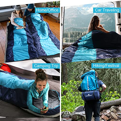 Sleeping Bag Ultralight 4 Season Waterproof for Adults Kids Camping Hiking Y705