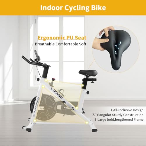 Stationary Exercise Bike for Home Cardio Training with LCD Monitor Z342898