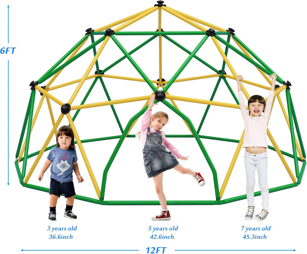 12FT Climbing Dome Outdoor Geometric Climber for Kids M21075