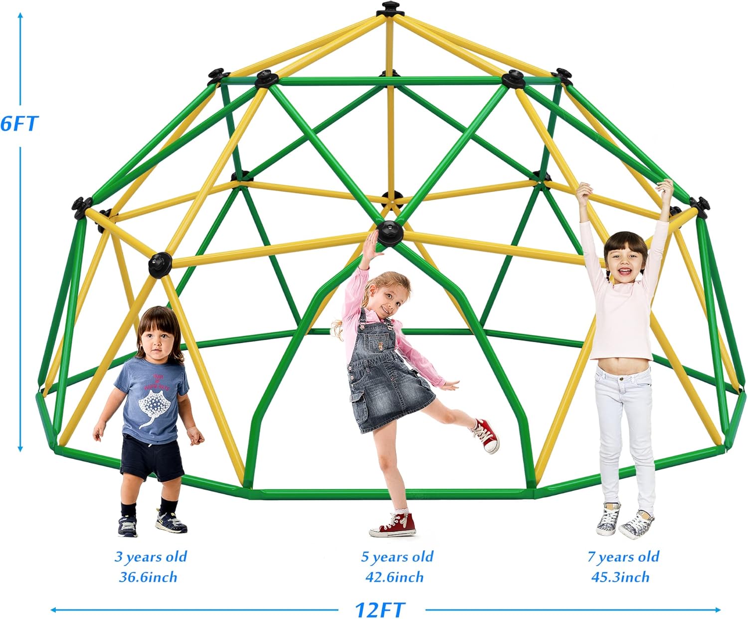 12FT Climbing Dome Outdoor Geometric Climber for Kids M21075