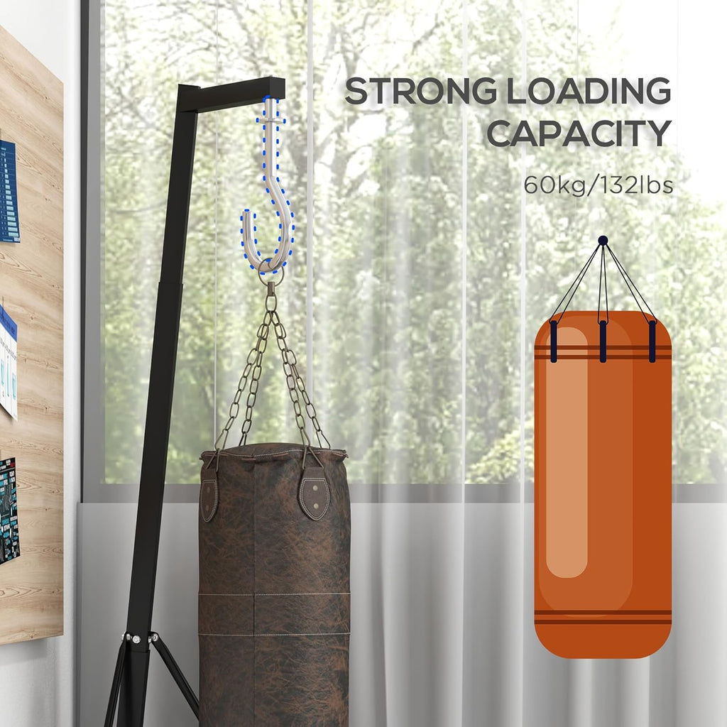 Foldable Punch Bag Stand, Height Adjustable, Heavy Bag Stand Only X45932