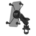 RAM Mounts X-Grip Phone Mount with Handlebar U-Bolt Base RAM-B-149Z-UN7U , Medium Arm for Motorcycle, ATV/UTV, Bike