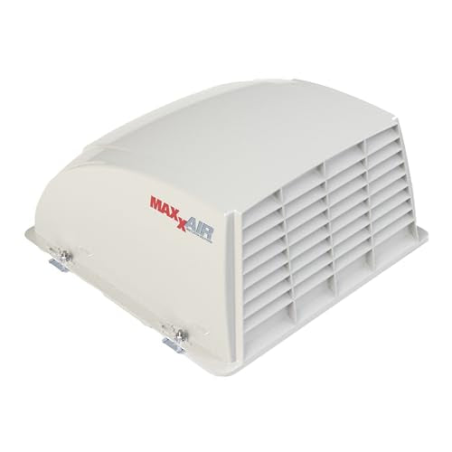 MAXXAIR Maxx I+ Vent Cover for RV Roof Fans - Sleek, Updated Design, Easy Installation, Zero-Leak Protection, Compatible with Many Popular 14x14 Roof Fans, Black (00-933052)