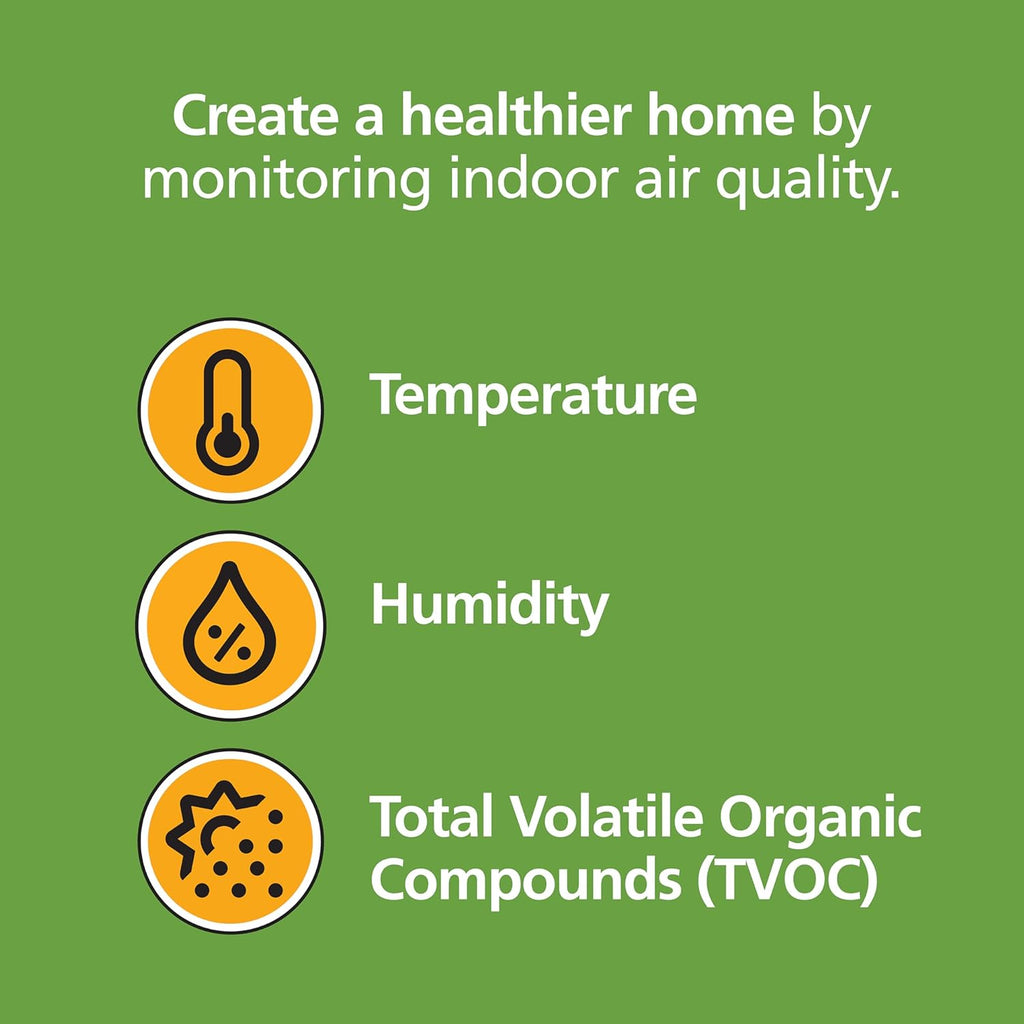 Smart Smoke & Carbon Monoxide Detector with Indoor Air Quality Monitor, WiFi, Hardwired W980813