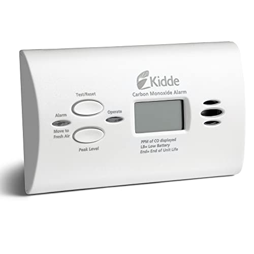 Carbon Monoxide Detector, AA Battery Powered CO Alarm with LEDs X7018
