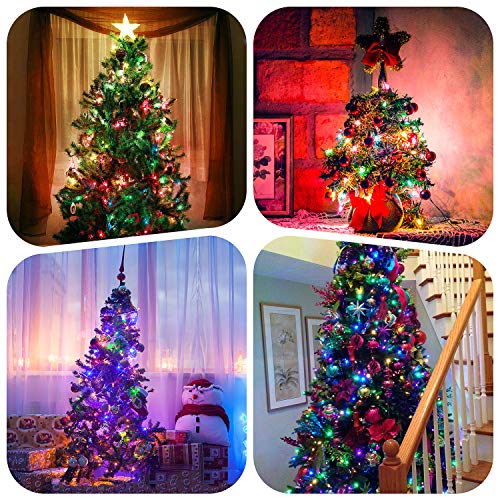 Battery Operated String Lights 18ft 50 LED Warm White for Indoor Outdoor Christmas Decor W849