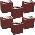 Trojan T-125 240Ah, 6V Deep Cycle Battery - 6 Pack