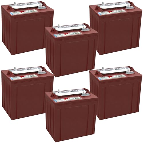Trojan T-125 240Ah, 6V Deep Cycle Battery - 6 Pack