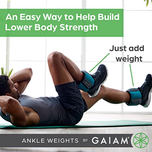 Ankle Weights for Strength Training with Adjustable Straps H545884
