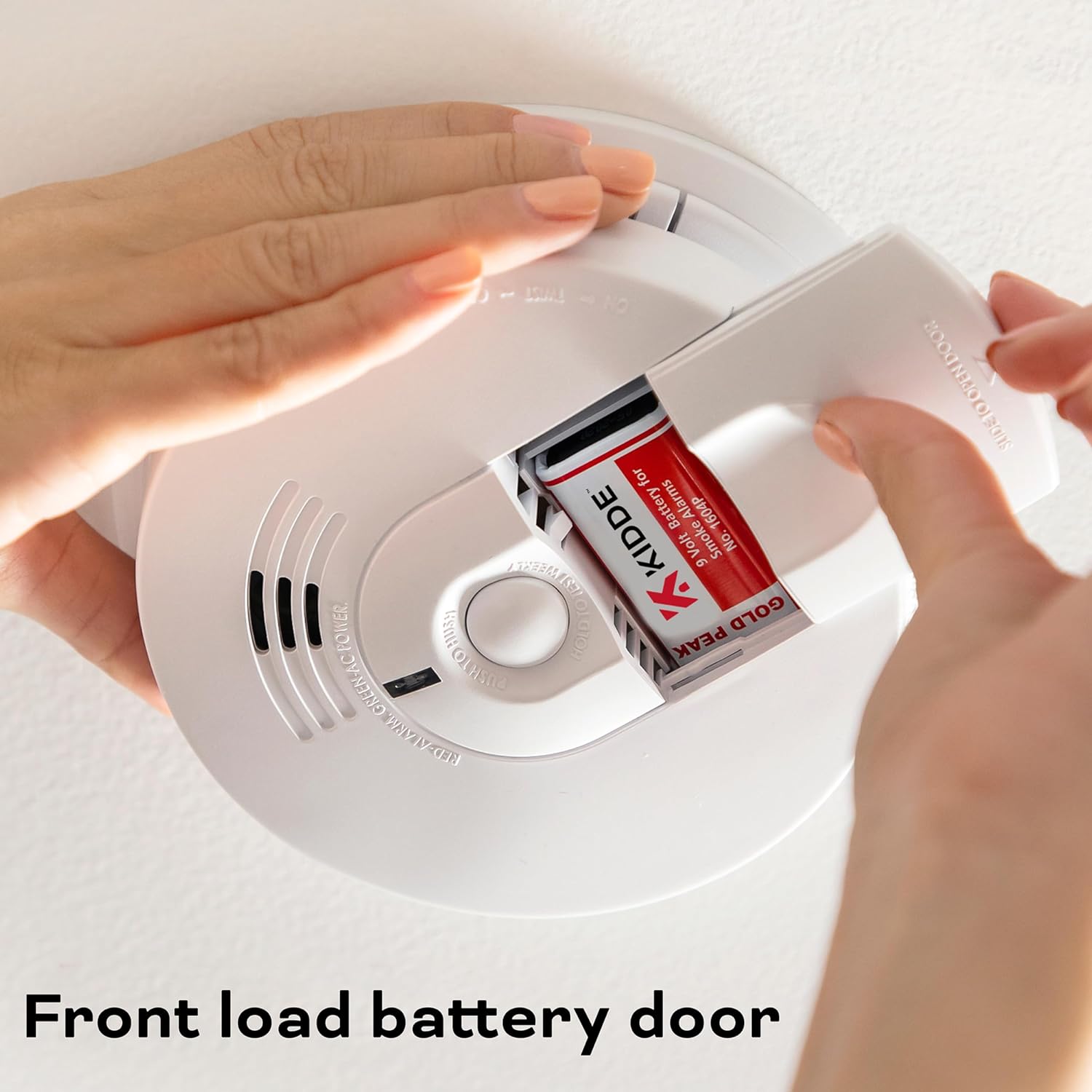 AC Hardwired Smoke Detector Alarm with Battery Backup S286