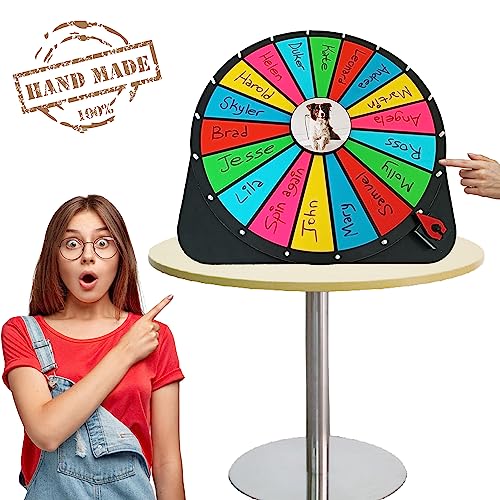 Spinning Prize Wheel 24 Inch with 18 Slots Tabletop Game B32303