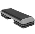 ZENY 43'' Exercise Aerobic Step Platform, Adjustable Fitness Stepper with 4 Stackable Risers, Aerobics Stepper Workout Stepper for Home Gym Cardio Strength & Training