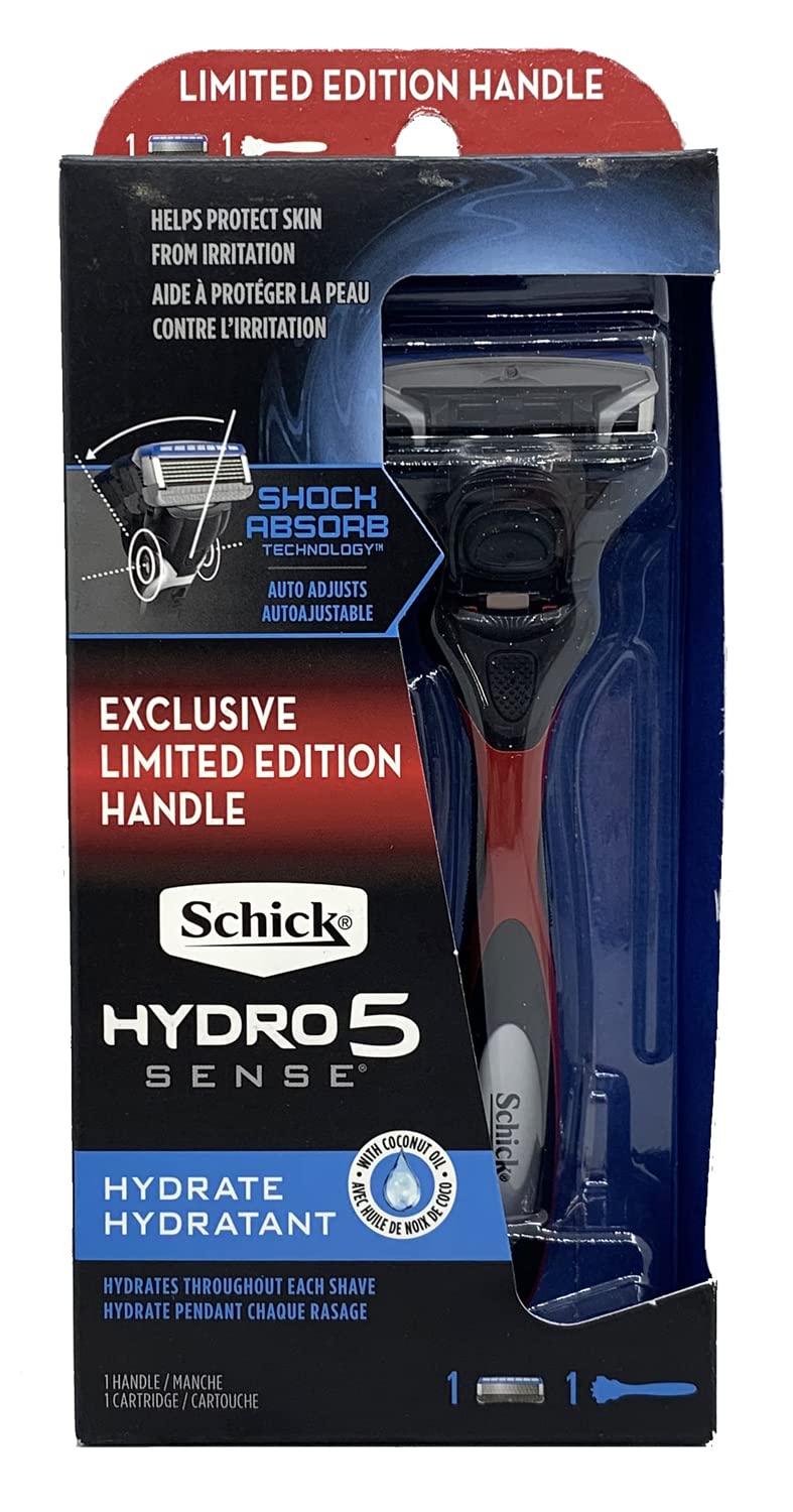 Men's Razor with Hydrating Refill, 1 Handle + 1 Cartridge W611017