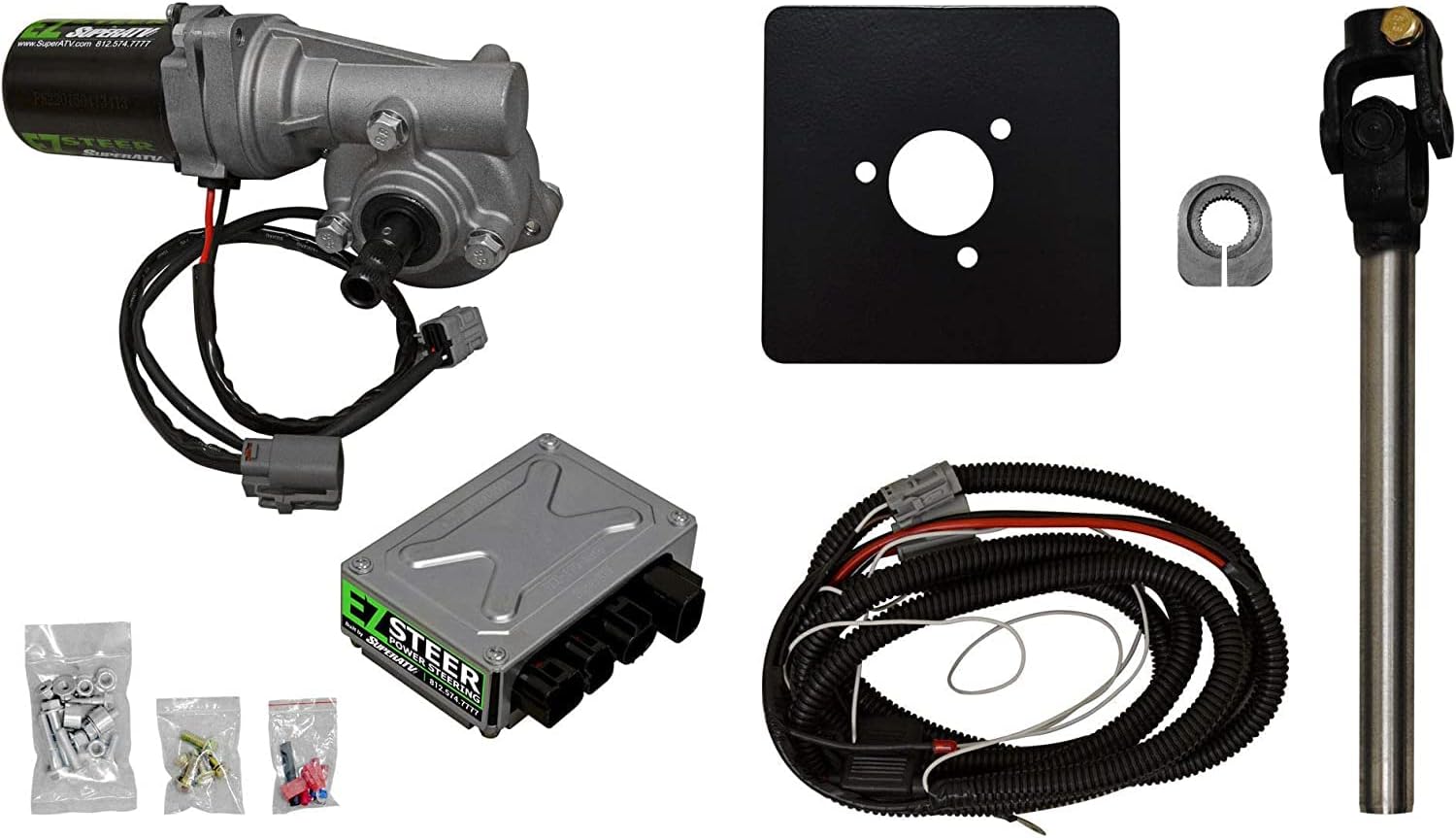SuperATV Universal EZ-STEER Power Steering Kit for Sprint Cars (220W)