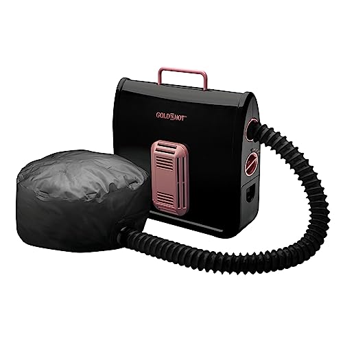 Gold N Hot Professional Ionic Soft Bonnet Hair Dryer | Reduce Frizz for Natural, Healthy-Looking Hair