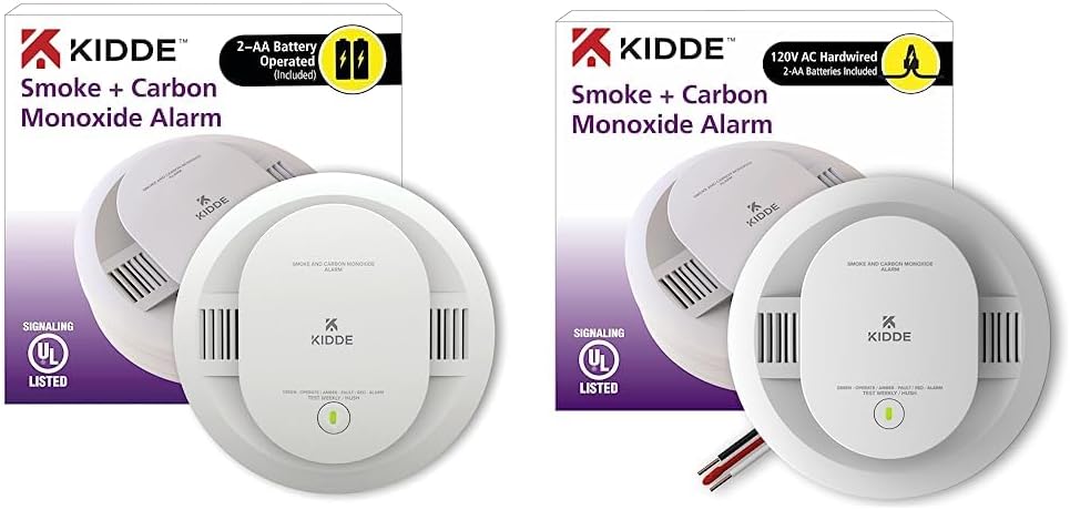Kidde Smoke, Carbon Monoxide & Fire Detectors (2 Pack)