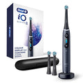 Oral-B iO Series 8 Rechargeable Electric Toothbrush with Pressure Sensor to Protect Gum, 2 Minute Timer, 6 Cleaning Settings, 3 Replacement Toothbrush Heads, Magnetic Charger, and Travel Case, Violet