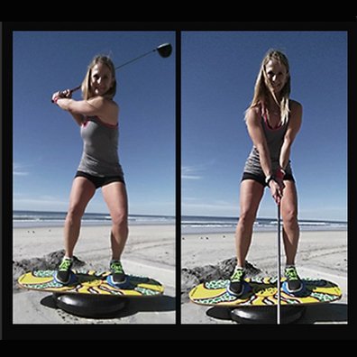 Balance Board with Roller for Surfers, Snowboarders, SUP, Fitness T412446