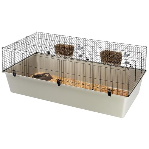 Ferplast Rabbit 160 Cage, 156.5 x 77 x 61.5 cm, Black