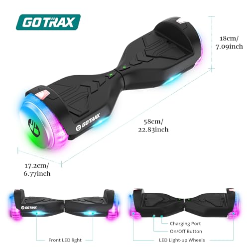 Self-Balancing Scooter with LED Wheels and Headlight W65772