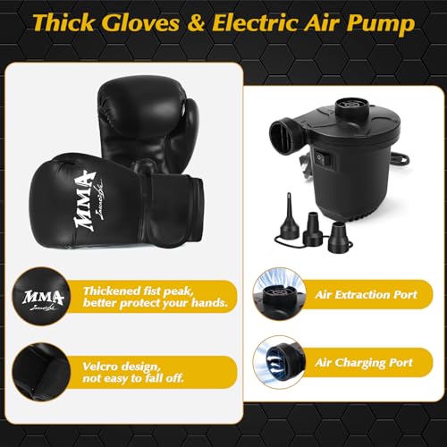 Freestanding Punching Bag with Stand, 70" Inflatable Boxing Bag for Training R7296