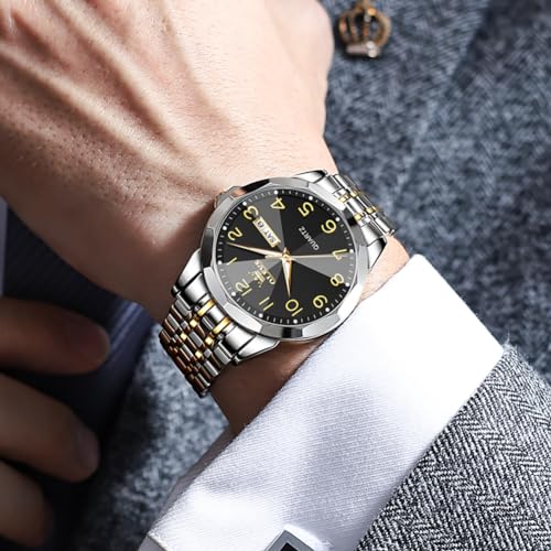 Men's Minimalist Analog Quartz Stainless Steel Watch C711