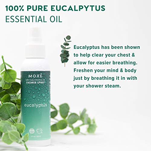 Eucalyptus Oil Shower Mist, Spa Steam Spray, Aromatherapy, Sinus Congestion Relief, Tension Relief K221133