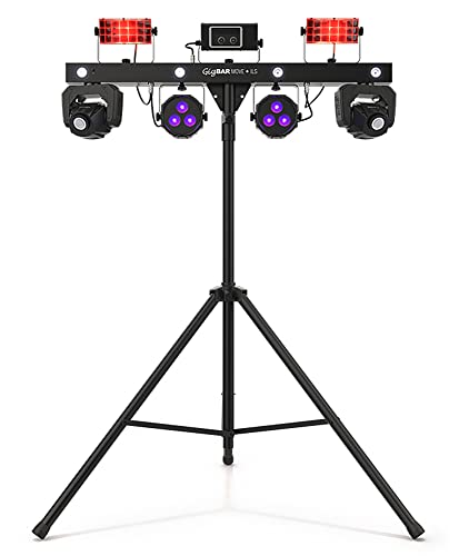 4-in-1 Multi-Effect Lighting System with Tripod Stand and Wireless Footswitch F329153