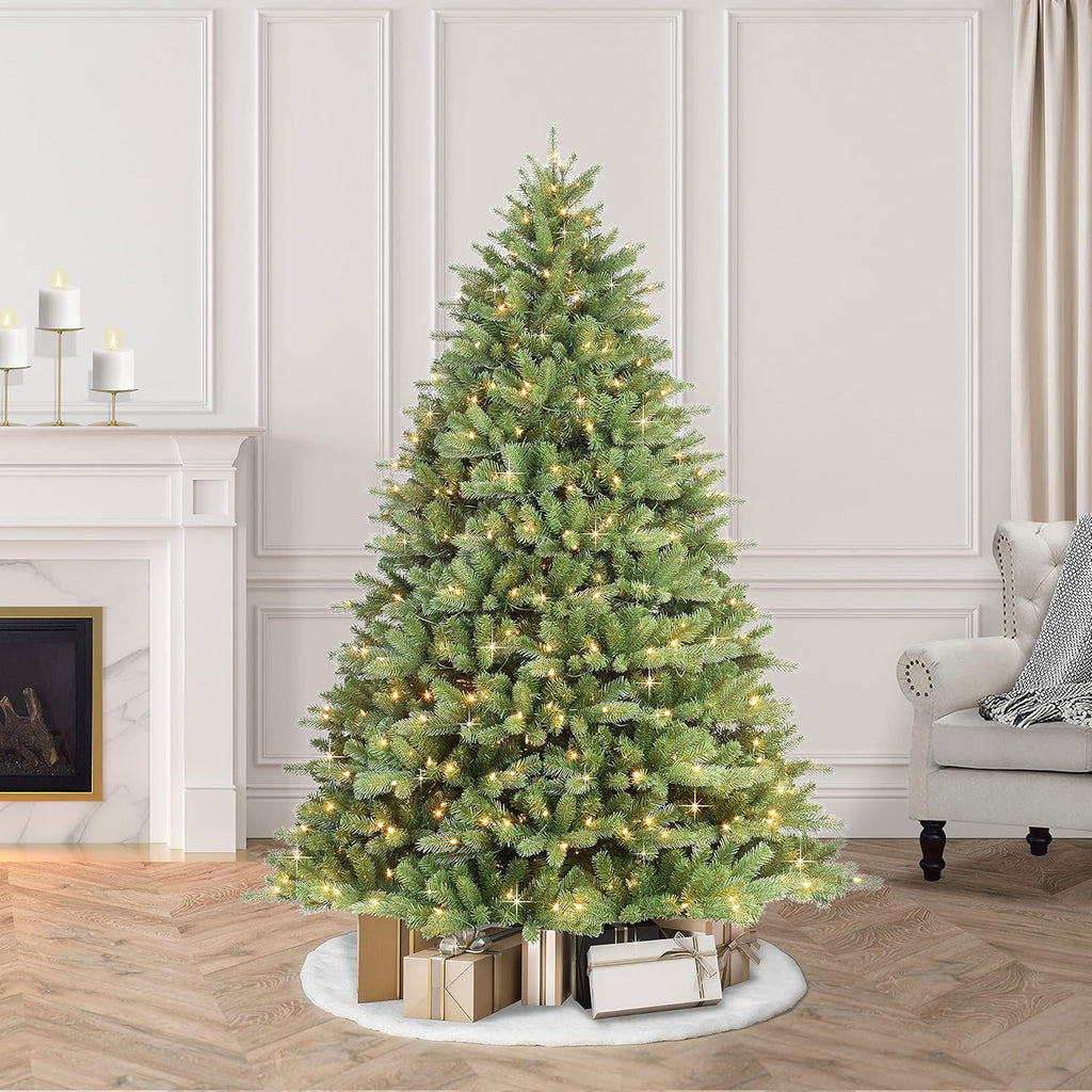 7.5 ft Pre-Lit Douglas Fir Artificial Christmas Tree with 800 Clear Lights N5194