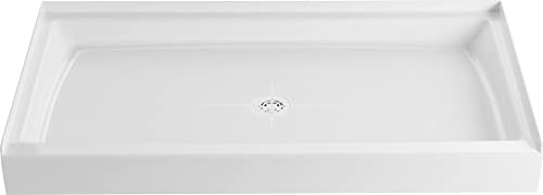 PROFLO PFSB6034WH PROFLO PFSB6034 Morenci 60" x 34" Rectangular Shower Base with Single Threshold and Center Drain